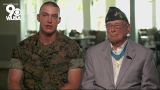 Great-grandson of last living Medal of Honor recipient from WWII completes boot camp | Get Uplifted