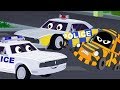 Polícia carro dedo família | dedo familia em português | crianças canções | Police Car Finger Family