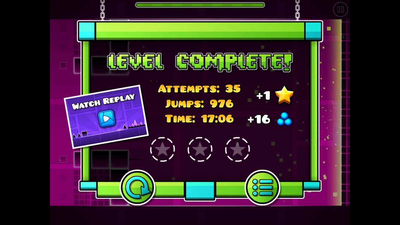 Geometry dash episode 1 - YouTube