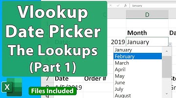 Vlookup Date Picker for Excel - Date Lookups