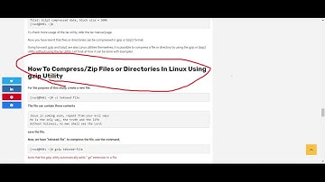 Archiving & Compressing Files and Directories In Linux Using gzip (MODULE 5.0B)