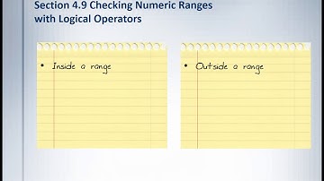 Section 4 9 checking numeric ranges with logical operators cpp i