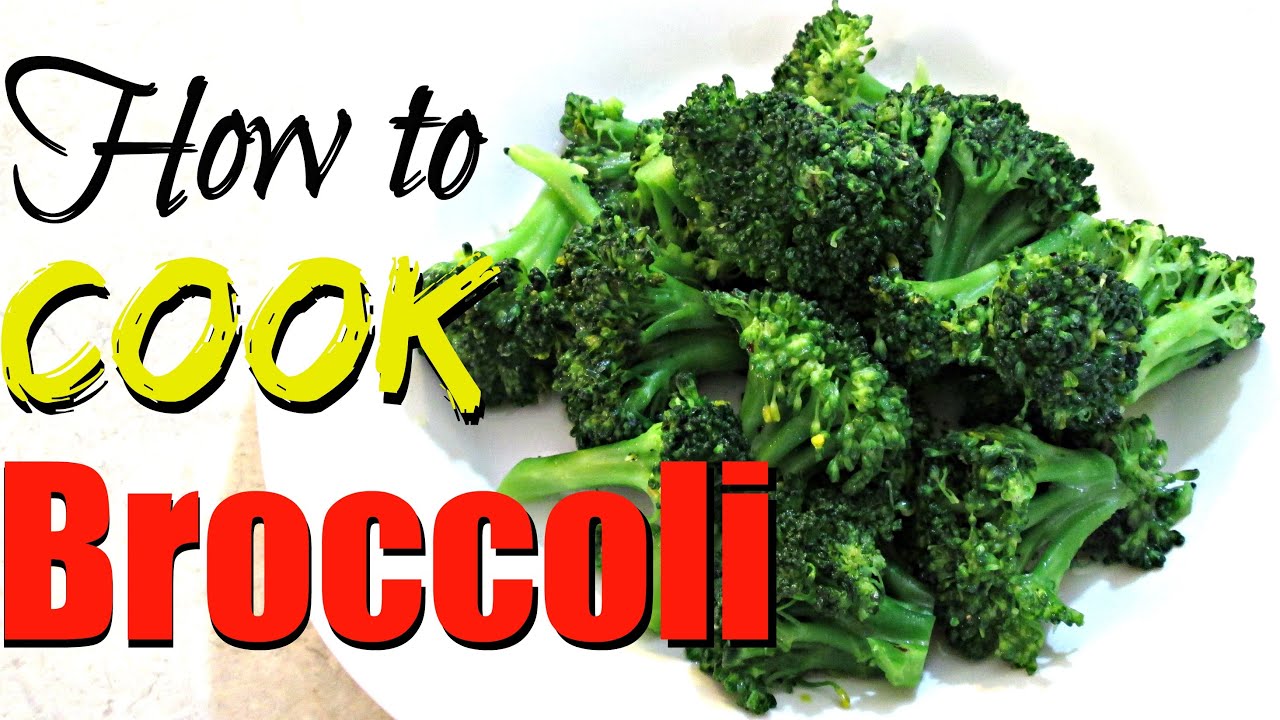 How to cook Broccoli Easy 5 Minute recipe PoorMansGourmet YouTube