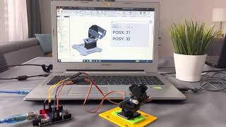 Control Arduino using the Autodesk Inventor model. Source code