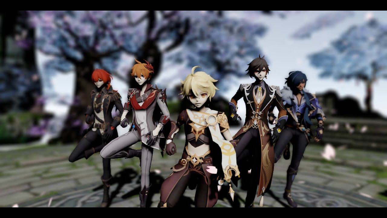 [mmd Genshin Impact] NCT dream (Booum!)