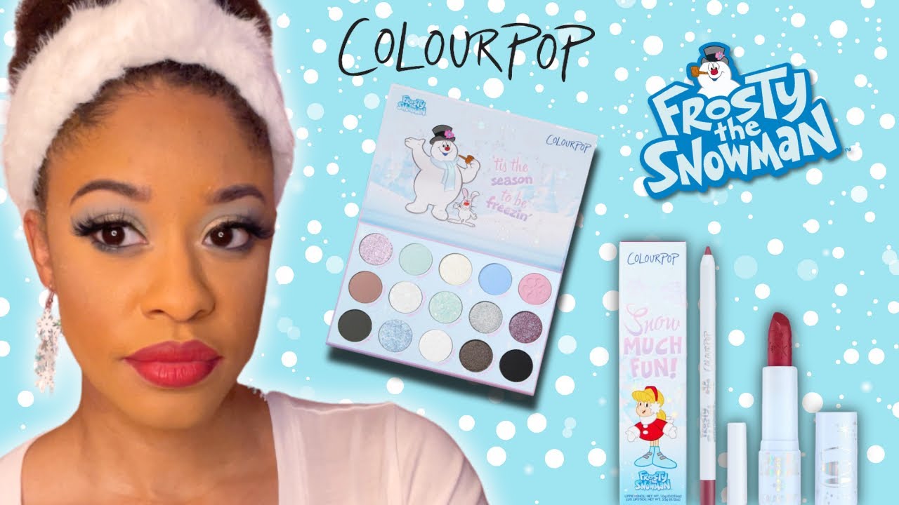 THIS COLLECTION IS OKAY… | COLOURPOP X FROSTY THE SNOWMAN COLLECTION REVIEW
