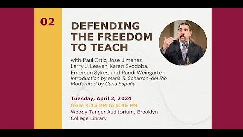 Defending the Freedom to Teach (Hess Week 2023-24)