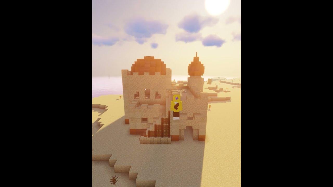 Красивый пустынный дом #minecraft #майнкрафт #minecraftshorts #игры # ...