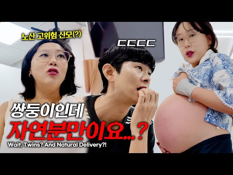 아직도 못 정함ㄷㄷ <strong>자연분만</strong> VS 제왕절개! 결정의 시간😱 [임신일기 29화] Still Can’t Decide Twins Natural Birth? Or C-Section?!