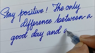 Neat and Clean Sharp edged Cursive Writing | Practice for beginners #handwriting 