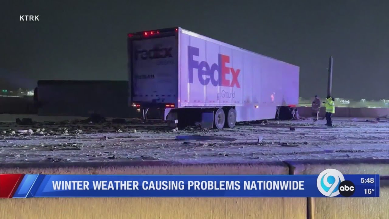 Winter weather causing problems nationwide