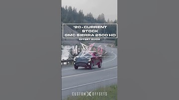 2020-2024 GMC Sierra 2500 - Stock OFFSET VIDEO GUIDE FROM CUSTOM OFFSETS