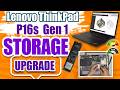 How to Upgrade SSD on Lenovo ThinkPad P16s Gen 1 Laptop | Storage Upgrade