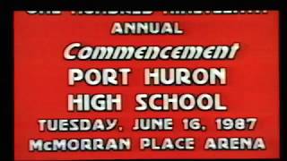Port Huron High School Graduation 1987 #1