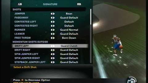 NBA 2k11 My Player: Character Creation