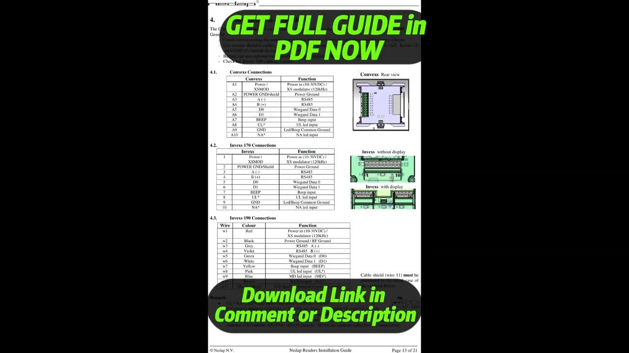 [DIAGRAM] Wiegand Card Reader Wiring Diagram YouTube