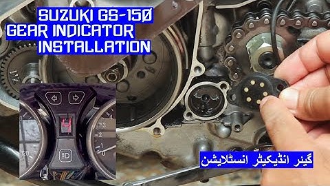 Suzuki GS-150, Gear Indicator Installation
