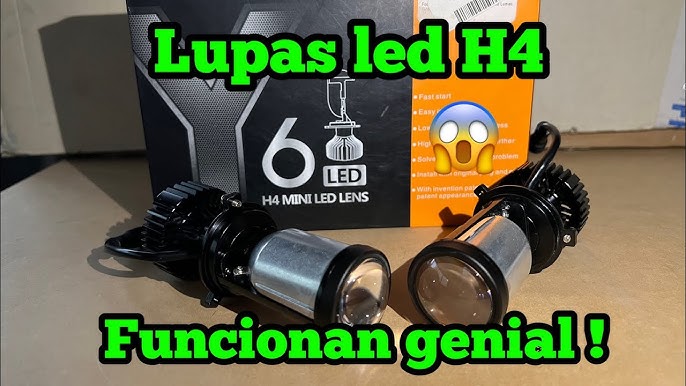 cars bombillos led h4 lupa foco