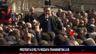 Protesta E Pd, Tv Rozafa Transmetim Live