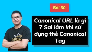Bài 30: Canonical URL Là Gì 5 Quy Tắc Và 7 Lỗi Khi Dùng Thẻ Canonical Tag - Học SEO Tại Nhà
