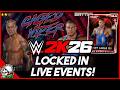 LOCKED IN LIVE EVENTS! WWE 2K26 MyFaction LIVE!