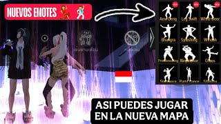 Tutorial De Cómo Jugar En El Nuevo Mapa Del Baile En Free Fire Nuevos Emotes De Baile Ff