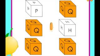 Kindergarten worksheet  -  letter Q recognition
