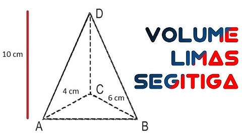 cara mudah menghitung volume limas segitiga