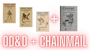 Original Dungeons & Dragons With Chainmail Combat #dnd #odnd #dungeonsanddragons