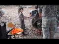 Young Boy&#39;s First Buck!  Face Bloodied!