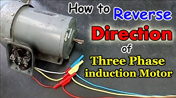 How to change direction of 3 phase induction motor in Urdu/Hindi | reverse forward connection