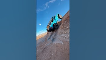 Playing with the Bronco in the rocks!