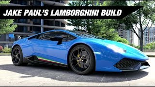 jake paul lamborghini huracan build