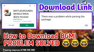 Battlegrounds mobile India taptap app parsing the package problem solved || Direct download link