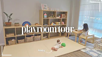 Montessori Playroom Tour | Montessori Activities for 3 year olds