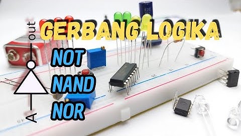 Basis logische poorten | NOT NAND NOR-poorten