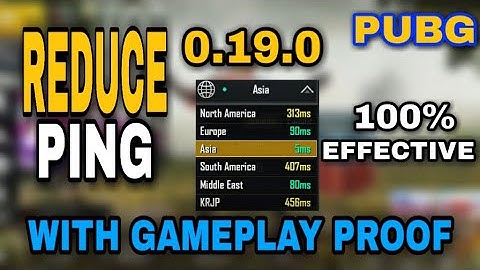 How To Fix High Ping Problem PUBG MOBILE | 100% Solve Lag Problem in PUBG MOBILE  2020