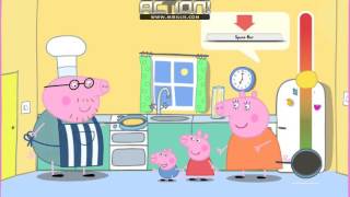Peppa Pig .Papai Pig Fazendo Panqueca