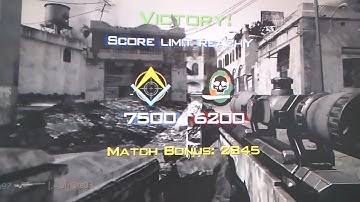 MW3 Quickscope Triple, Final Kill