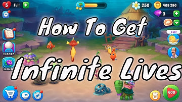 How To get infinite lives on fishdom