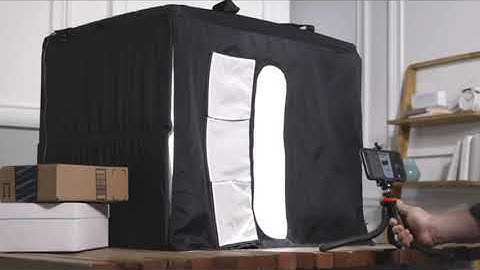 AmazonBasics Portable Foldable Photo Studio Box with LED Light - 25 x 30 x 25 Inches /Amazon