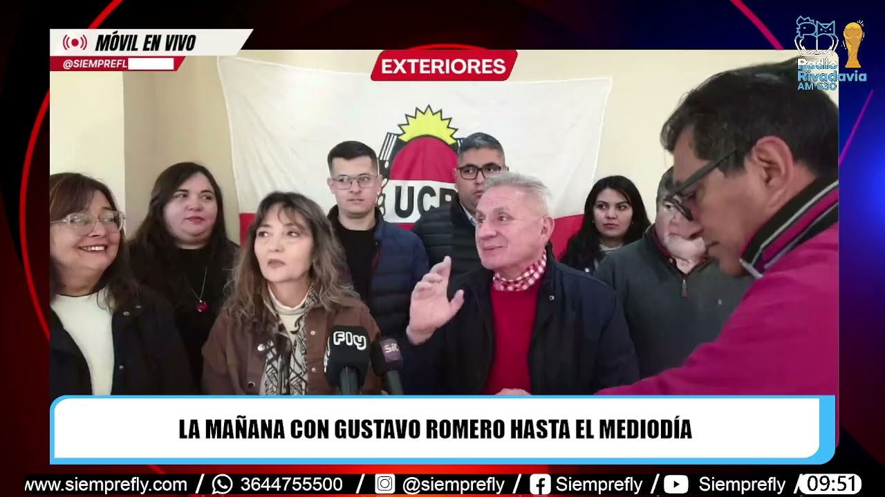 🔴𝗠𝗢́𝗩𝗜𝗟 𝗘𝗡 𝗩𝗜𝗩𝗢┃Conferencia de Prensa del  Presidente UCR Chaco Hugo Maldonado