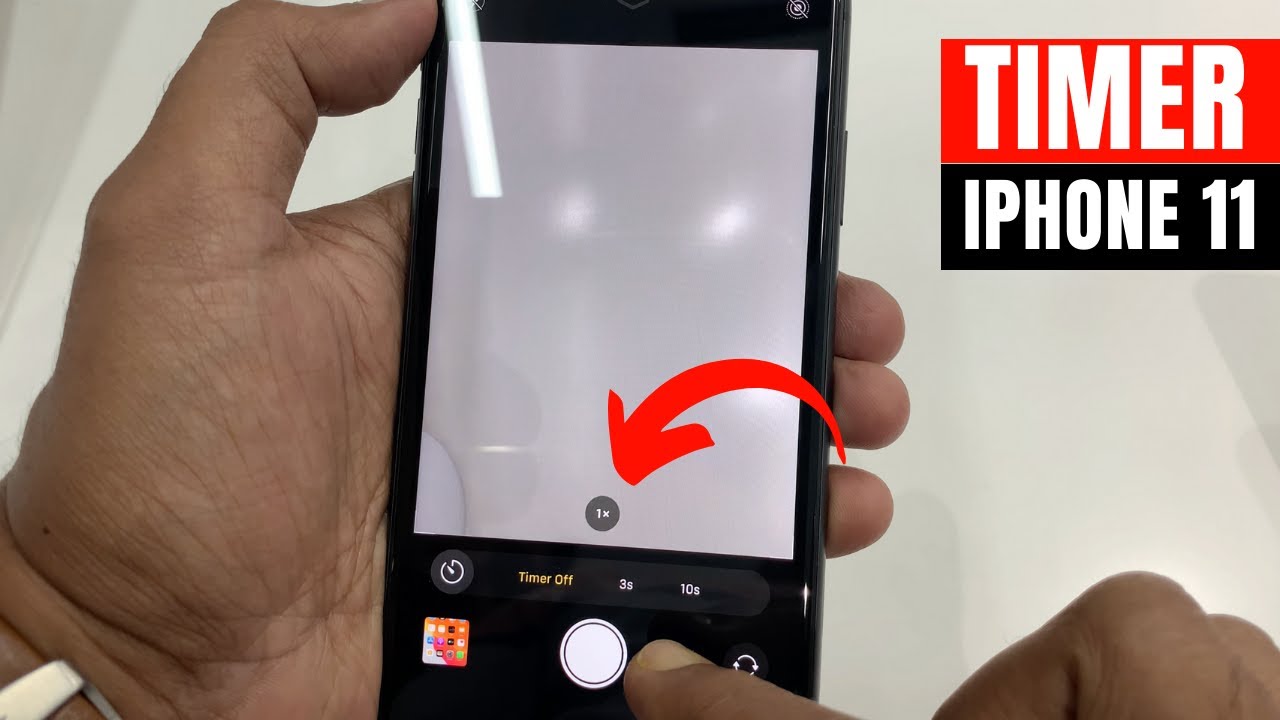 How to Access the Camera Timer on iPhone 11 - YouTube