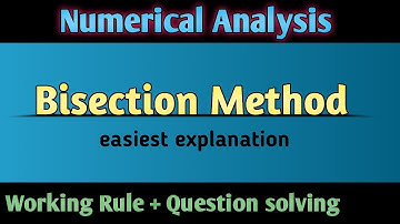 Bisection Method of Numerical analysis || Balzano method | Interval halving method| #maths