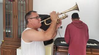 Pepe el trompeta por rumba con su hijo el mayor Resimi
