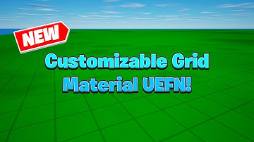 How to Make a Customizable Grid Material in UEFN | Easy Tutorial