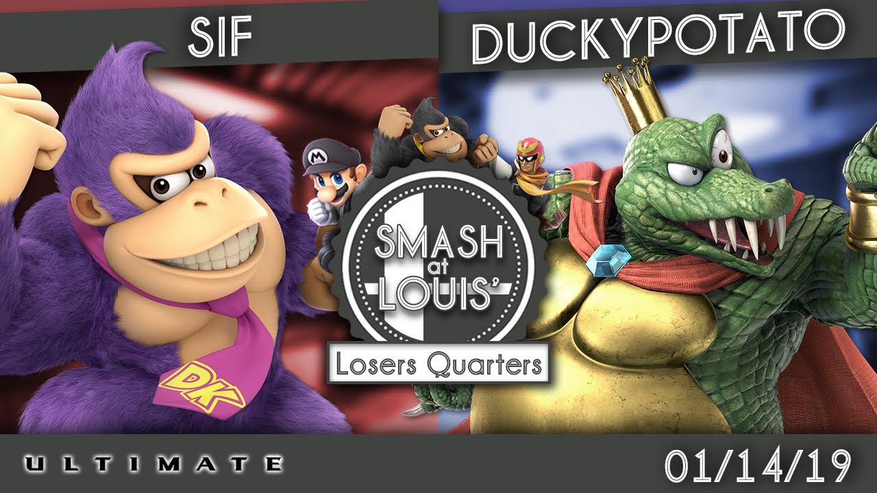 Sif (DK) vs. Duckypotato (K. Rool) - Losers Quarters - Smash @ Louis'  #1