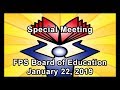 Fargo and west fargo school boards  special meeting