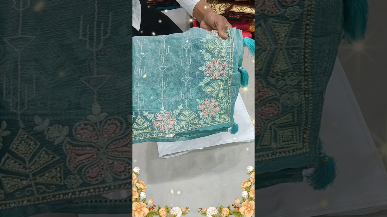 मकर संक्रांति स्पेशल साड़ी new model fancy party wear saree 