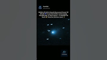 🚀 Interstellar Comet 3I/ATLAS Discovered by NASA 🌌 #space #nasa